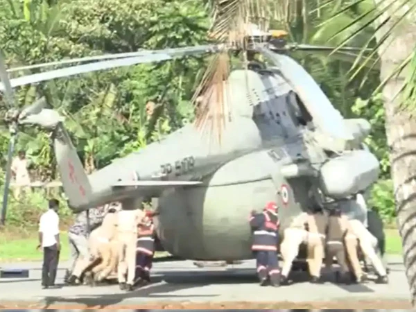 بھارتی صدر ہیلی کاپٹر حادثے میں بال بال بچ گئیں؛ ویڈیو وائرل