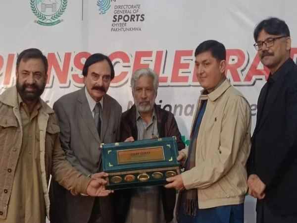 35ویں نیشنل گیمز میں شاندار کارکردگی دکھانے والے خیبرپختونخوا کے کھلاڑیوں کے اعزاز میں تقریب