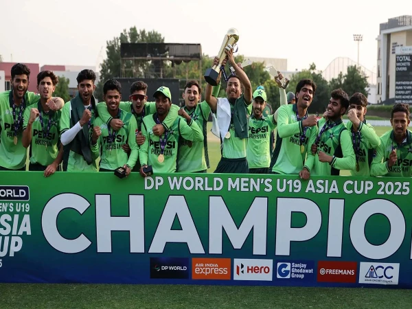 پاکستان انڈر 19 کرکٹ ٹیم کیلیے انعامی رقم کی منظوری