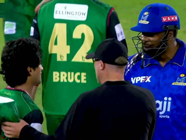 کیرون پولارڈ کیخلاف جارحانہ رویہ اپنانا مہنگا پڑگیا، نسیم شاہ پر جرمانہ عائد